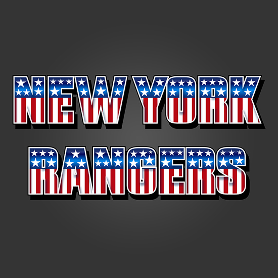 New York Rangers American Captain Logo vinyl decal